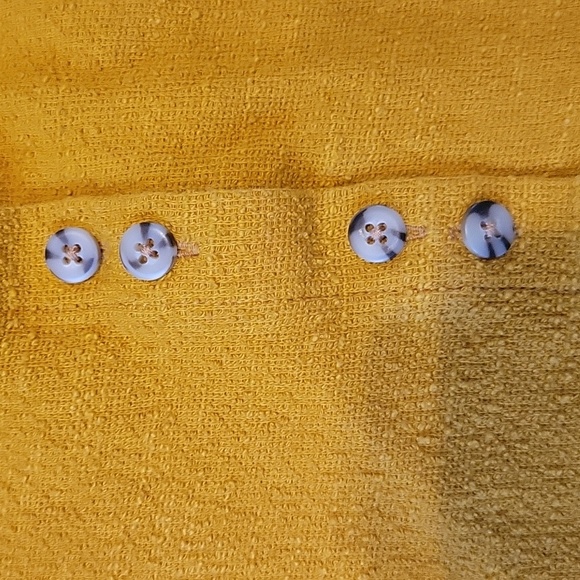 Texture Thread By Madewell Yellow Dress Size Small - Picture 5 of 7